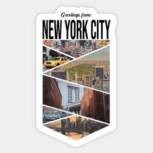 Greeting from New York! Sticker